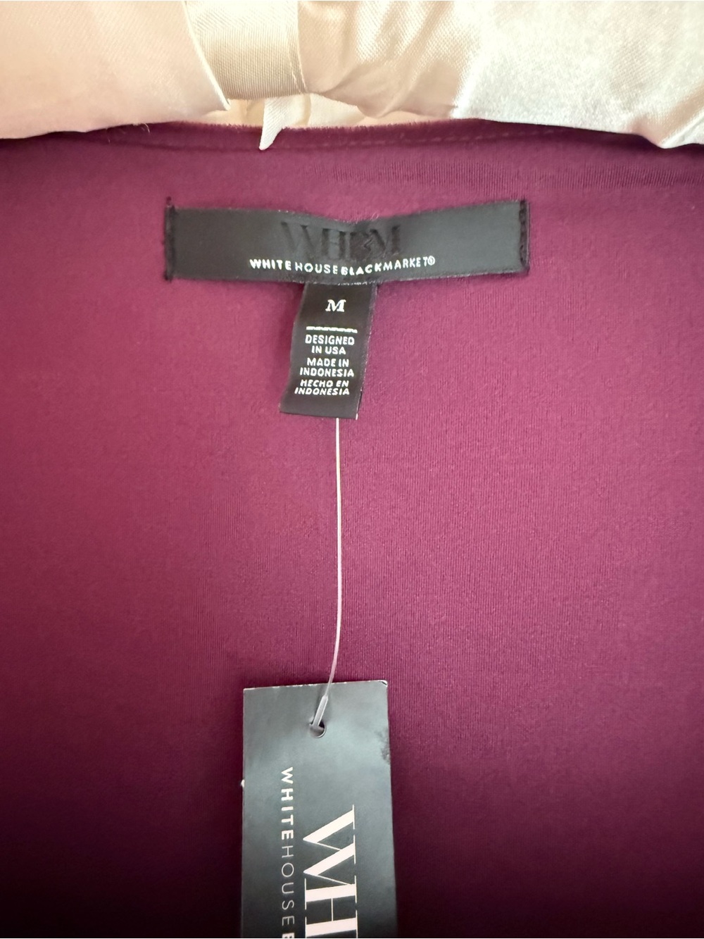 💜White House Black Market Plum Velvet Square-Neck Top Princess Seams Cap Sleeve - Picture 4 of 12